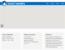Tablet Screenshot of lucyslaundry.com